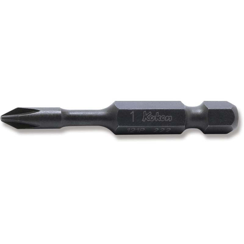 Koken 121P.50-1 1/4 Inch Hex Dr. Bit PH1 Length 50 mm