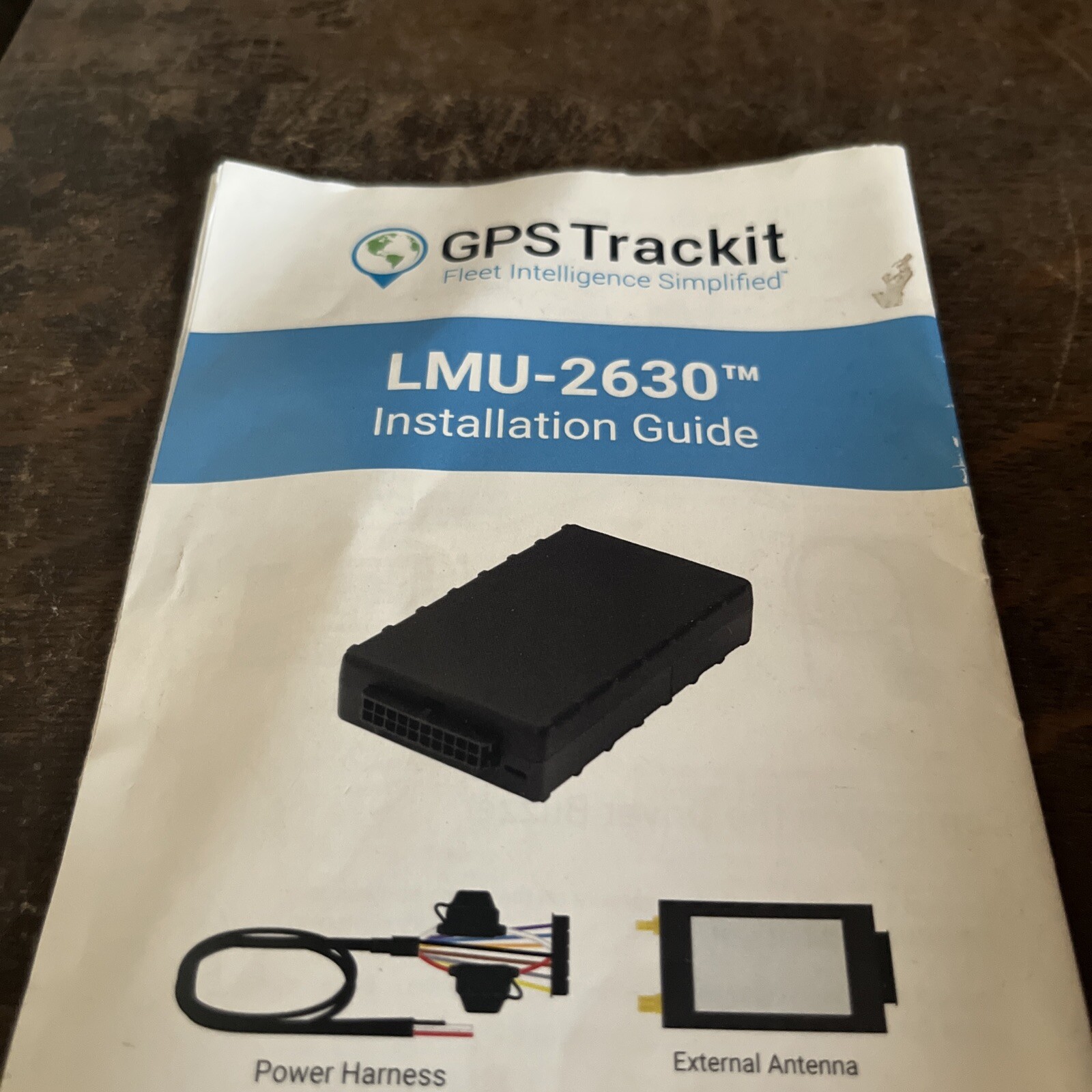 2 NOS GPS Trackit Tracking Modules LMU2630LA & Wire Harness