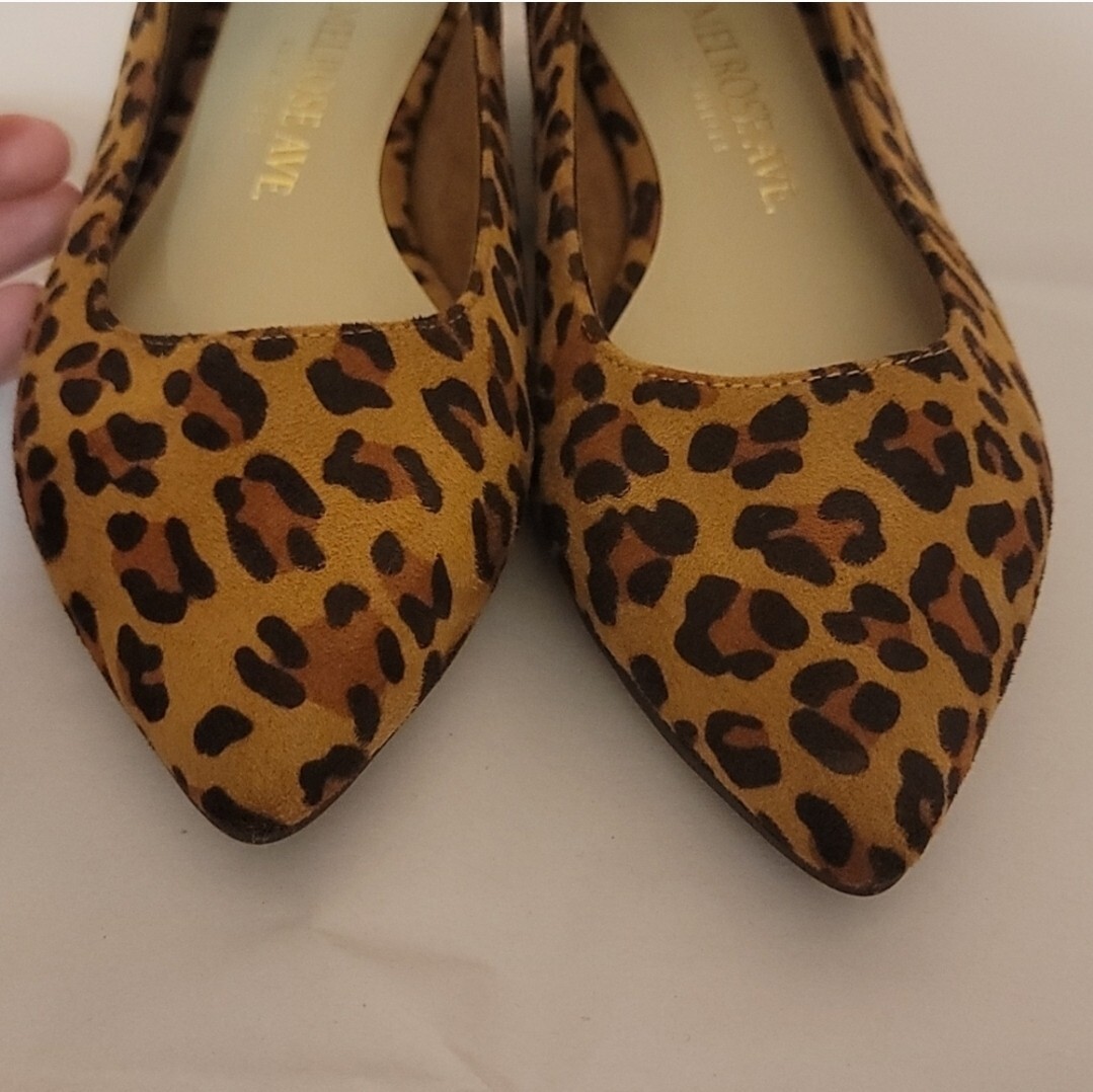 Melrose Ave Los Angeles Leopard Print Flats