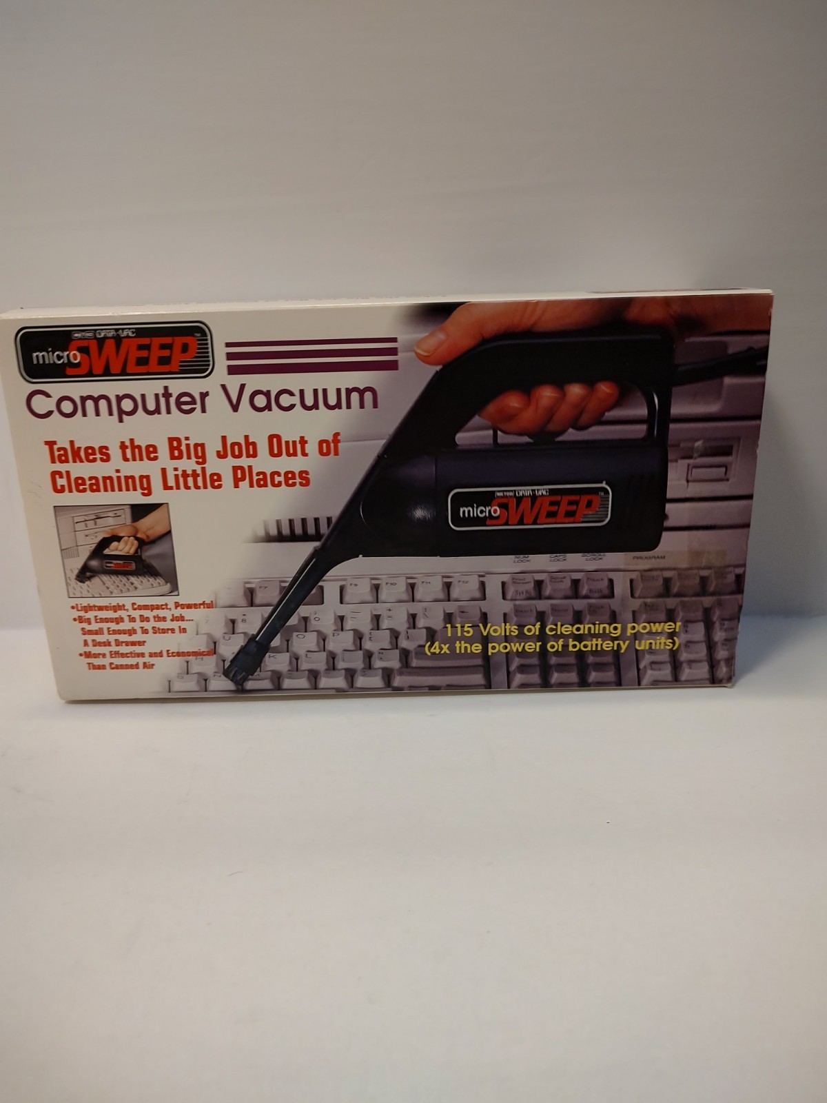 DATAVAC PC Micro Sweep Cleaner Computer Vacuum 115 Volts