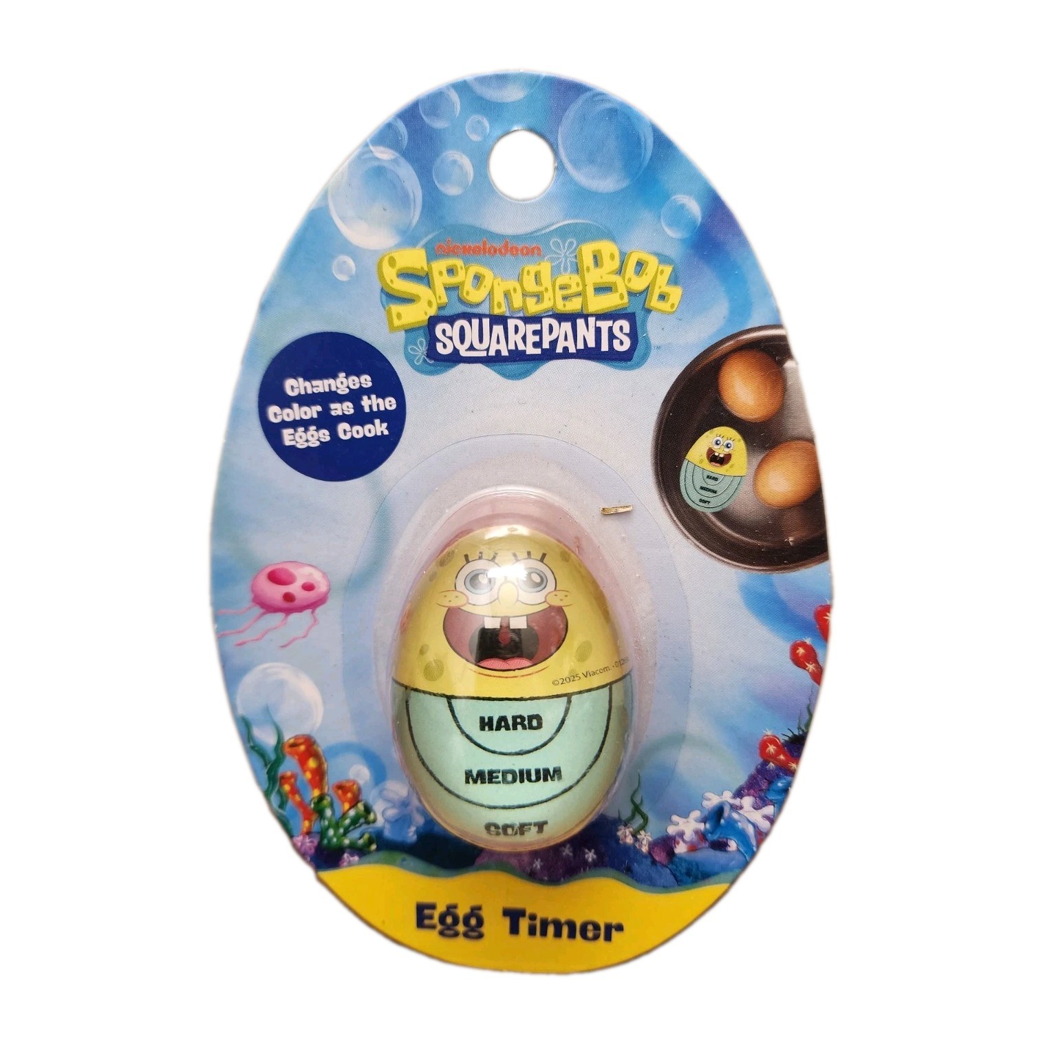 Nickelodeon Spongebob Squarepants Home Kitchen Color Changing Graphic Egg Timer