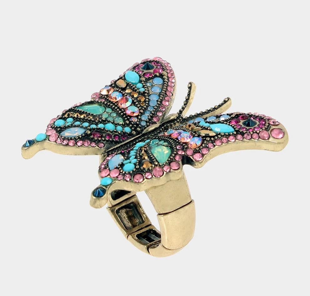 Betsey Johnson Butterfly Stretch Ring