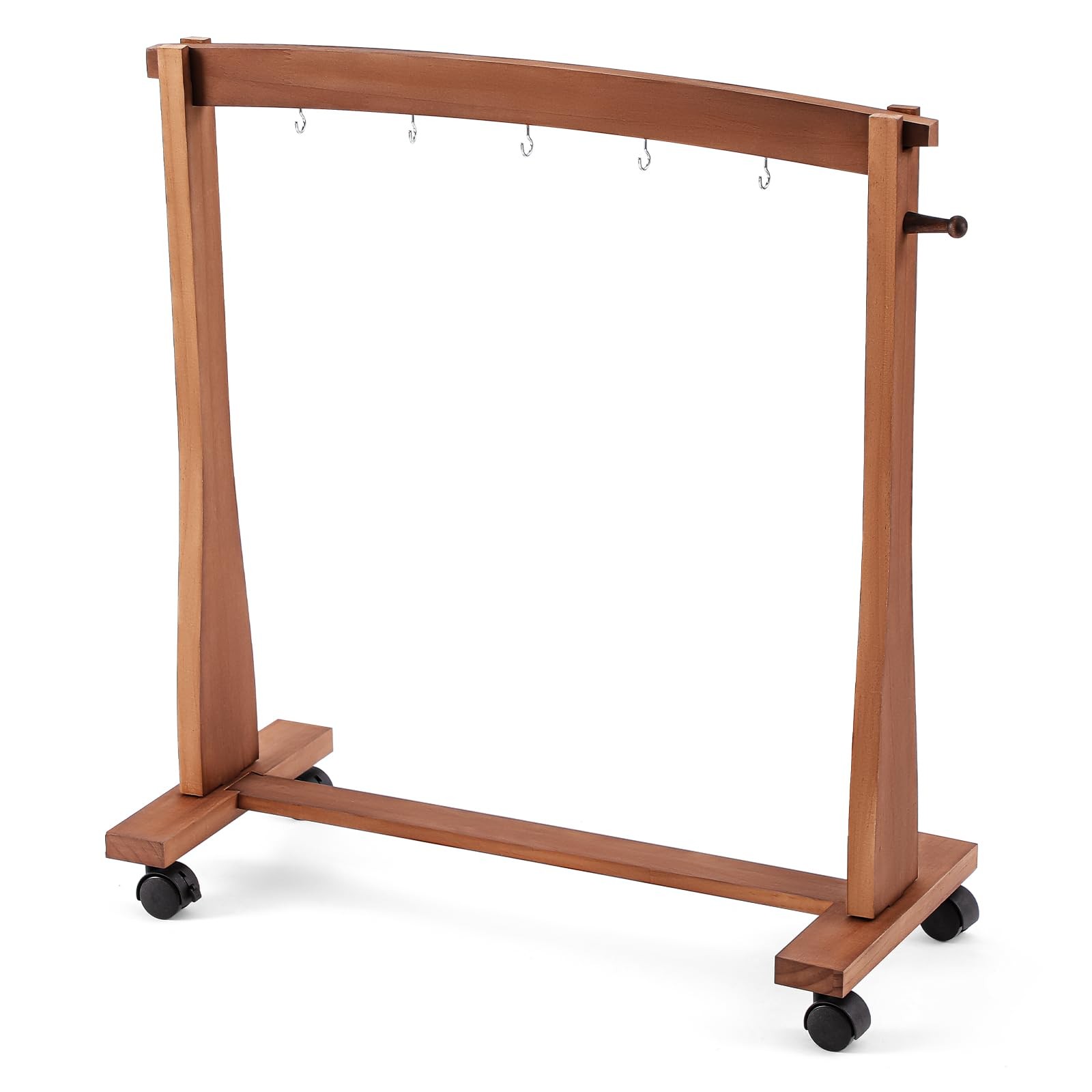 Gong Chimes Wood Stand for 34" to 40" Gongs with Base for 1 Gong or 5 Chimes ...