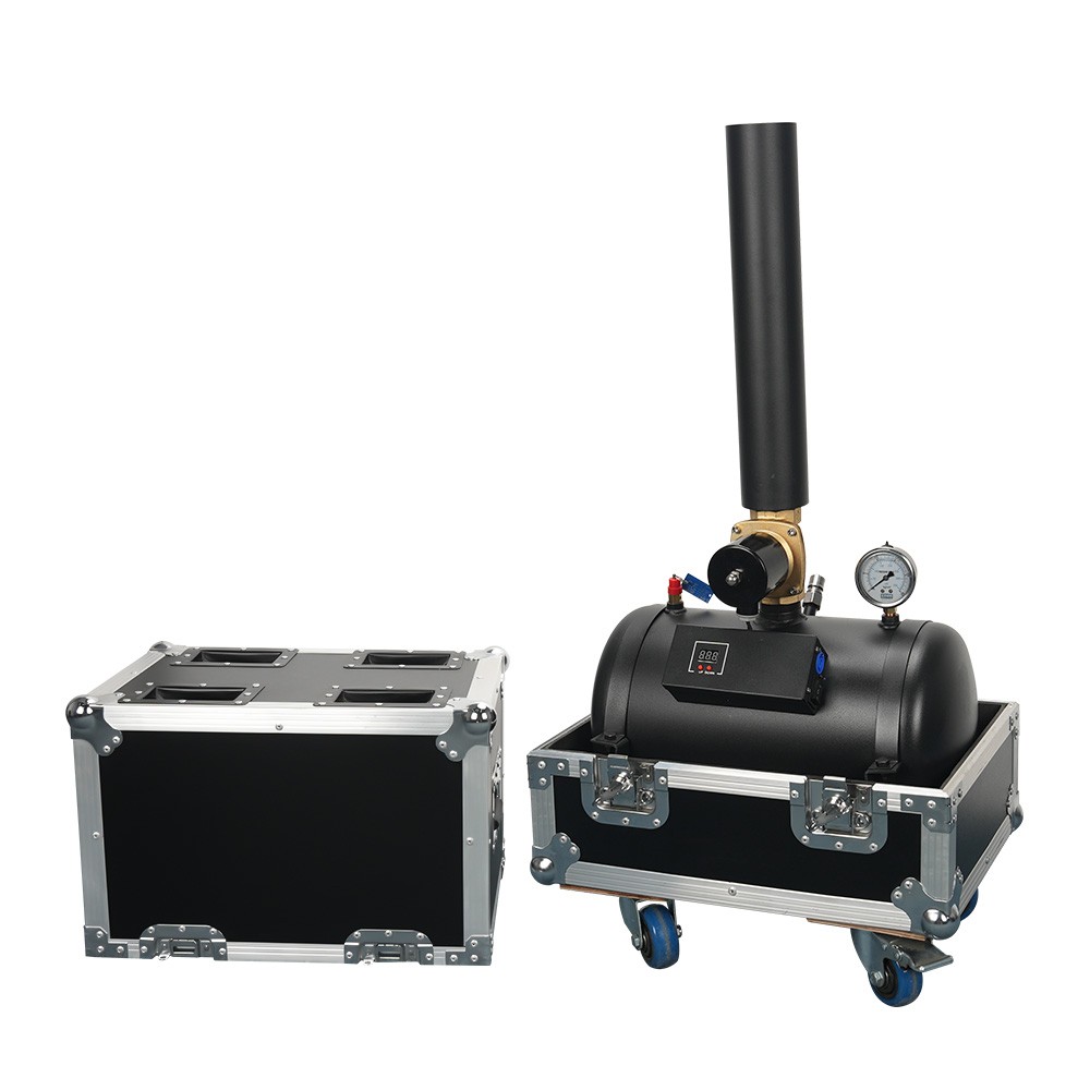 DMX Co2 Confetti Machine Confetti Blower Machine Remote for Celebration w/Case