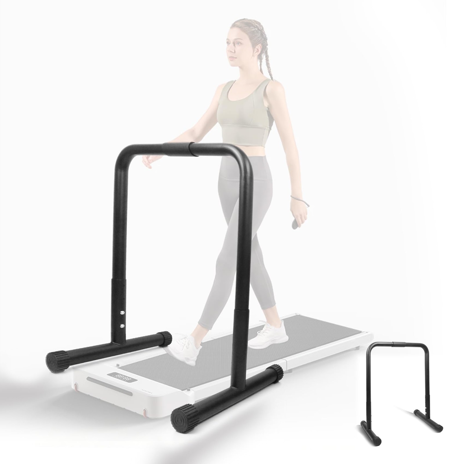 Walking Pad Handle Bar Attachment Only, Fits Walking Mats up to 21.5 inches, Wal