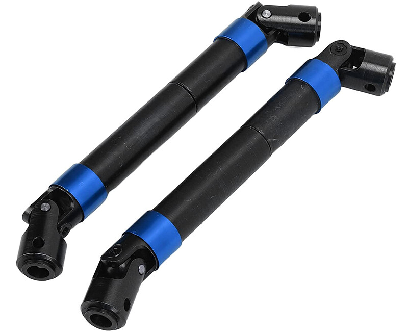 Blue Alloy Machined Center Drive Shafts for Axial SCX6 RC Crawler 252009
