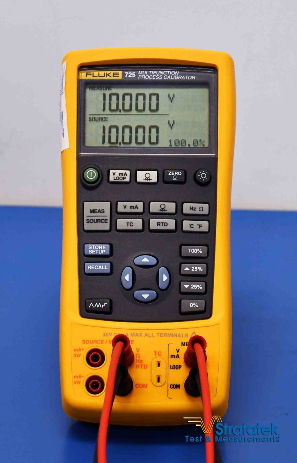 Fluke 725 Multifunction Process Calibrator - NIST Calibrated with Data