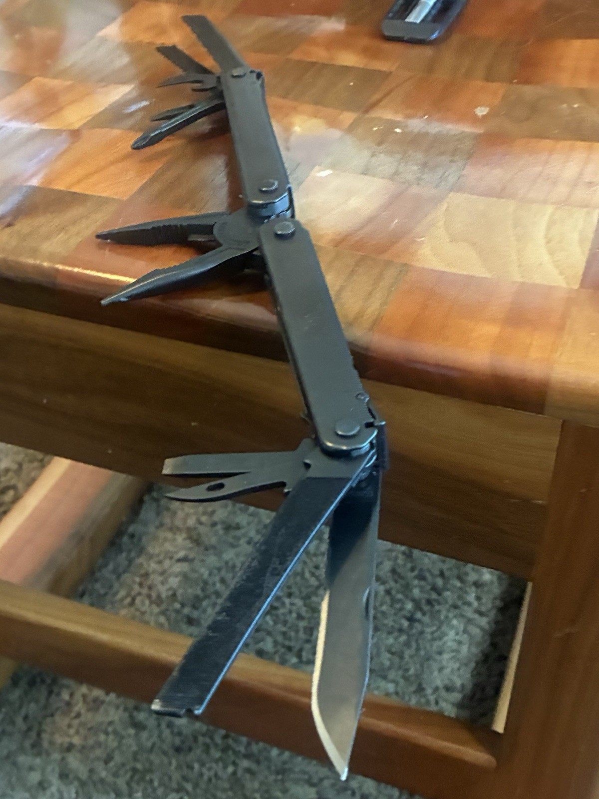 Rare Vintage Leatherman Core Black Oxide Multi-Tool - Date Code 0708 w/ Access