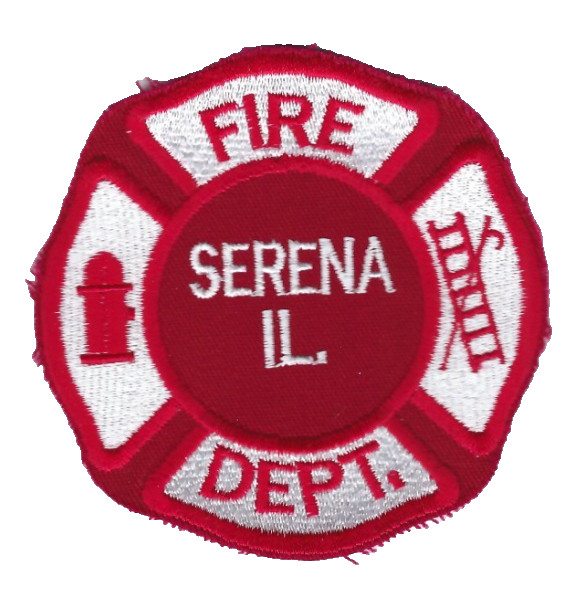 Serena (Cook County) IL Illinois Fire Dept. patch - NEW!