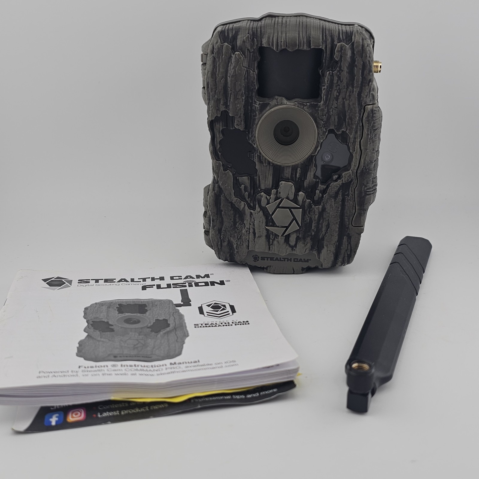 Stealth Cam STC-FATWX V2 Trail Camera Gray Wireless W/ Antenna/Instructions/SD