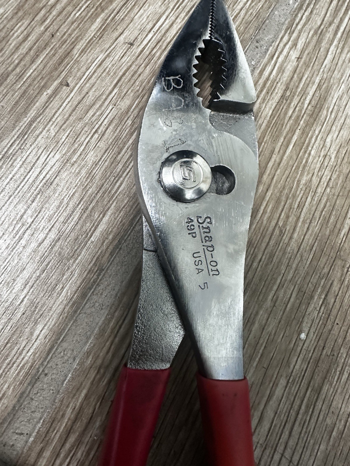 SNAP ON TOOLS SLIP JOINT PLIERS PART #49P USA 5