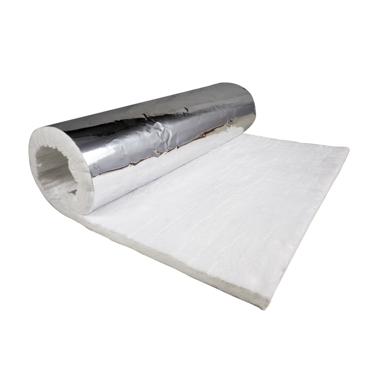 Aluminium Foil Faced Ceramic Blanket 2300F 8# 1"x24"x36" Chimney Insulation