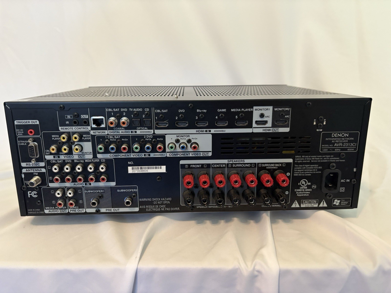 DENON AVR-2313CI Integrated Network A/V Receiver