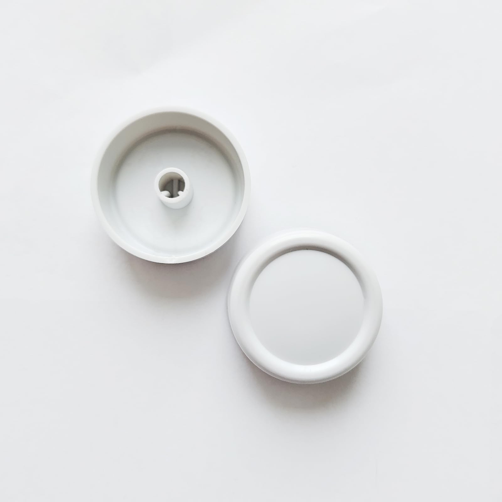 RRKWV Rotary Replacement Dimmer Knobs, White (2) 2