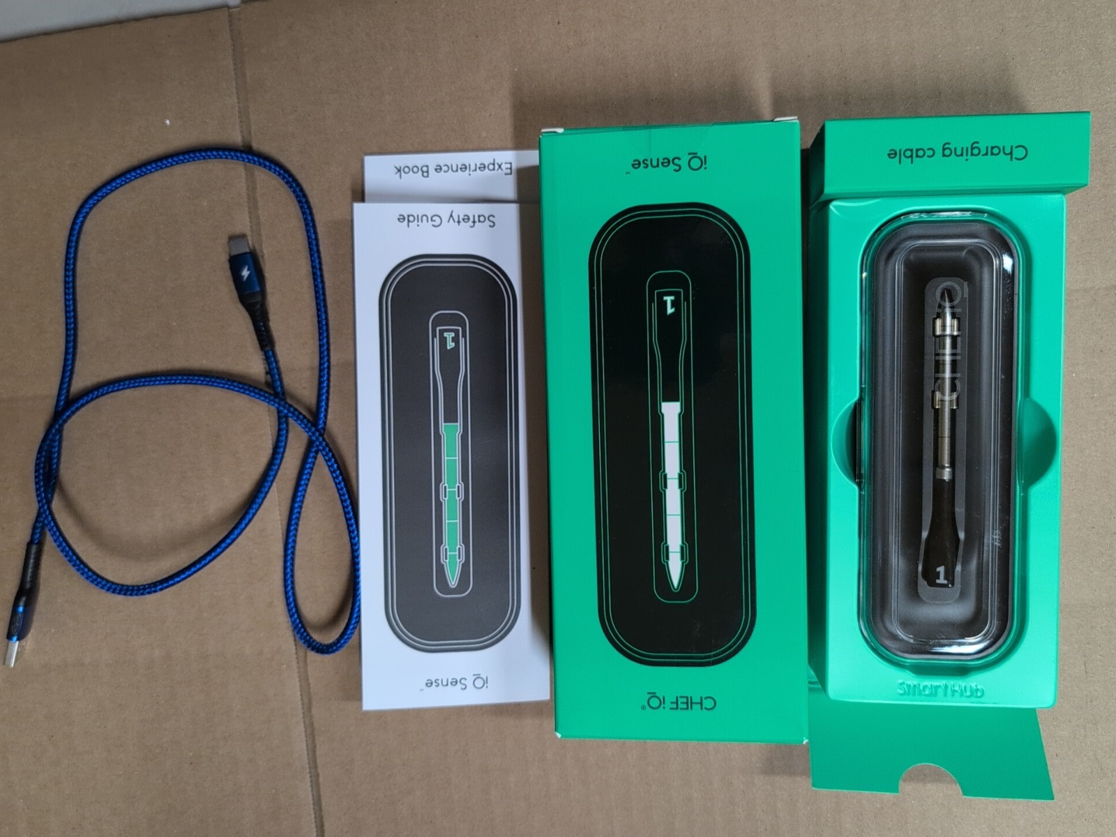 CHEF iQ Smart Thermometer - Black - Open Box, In Unused Condition