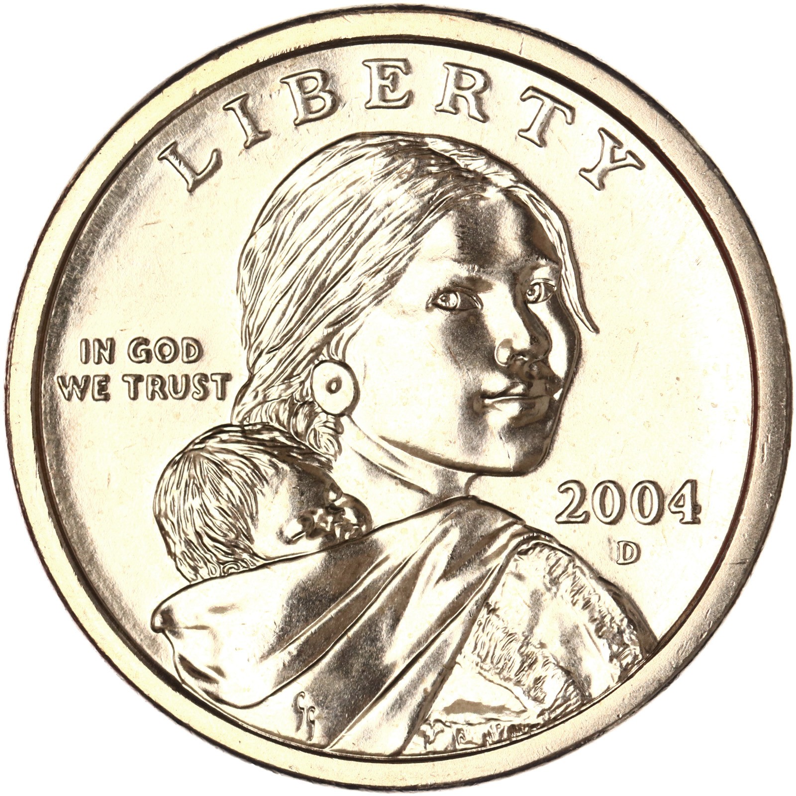 2004 D Native American Sacagawea Dollar Choice BU