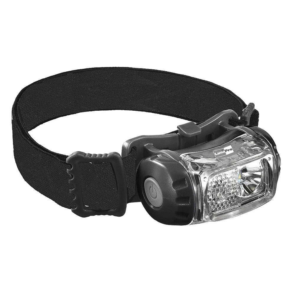 LUMAPRO 49XX85 Headlamp,Plastic,Black,200lm 49XX85