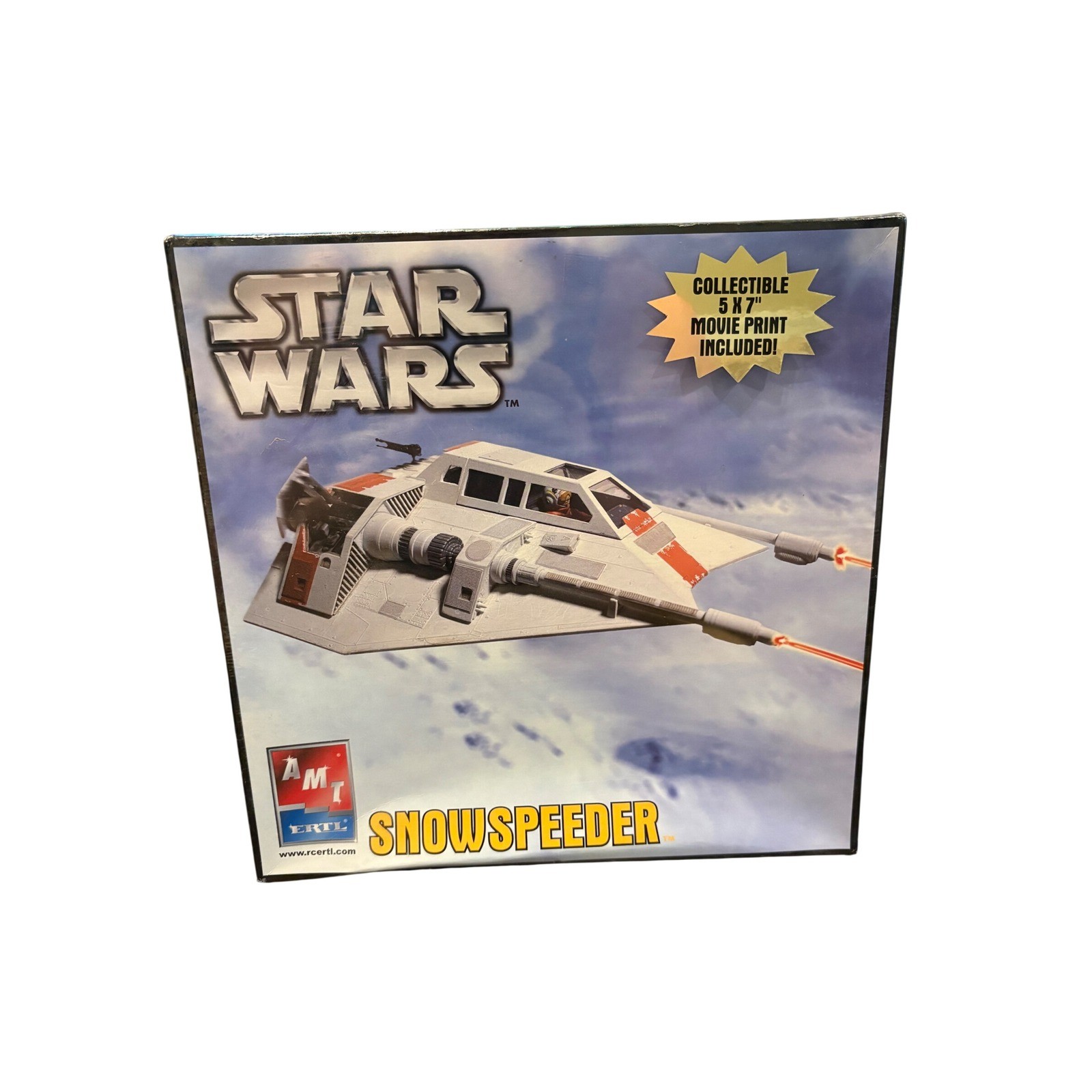 STAR WARS Snowspeeder Model Kit AMT/ERTL Lucasfilm Empire Strikes Back SEALED