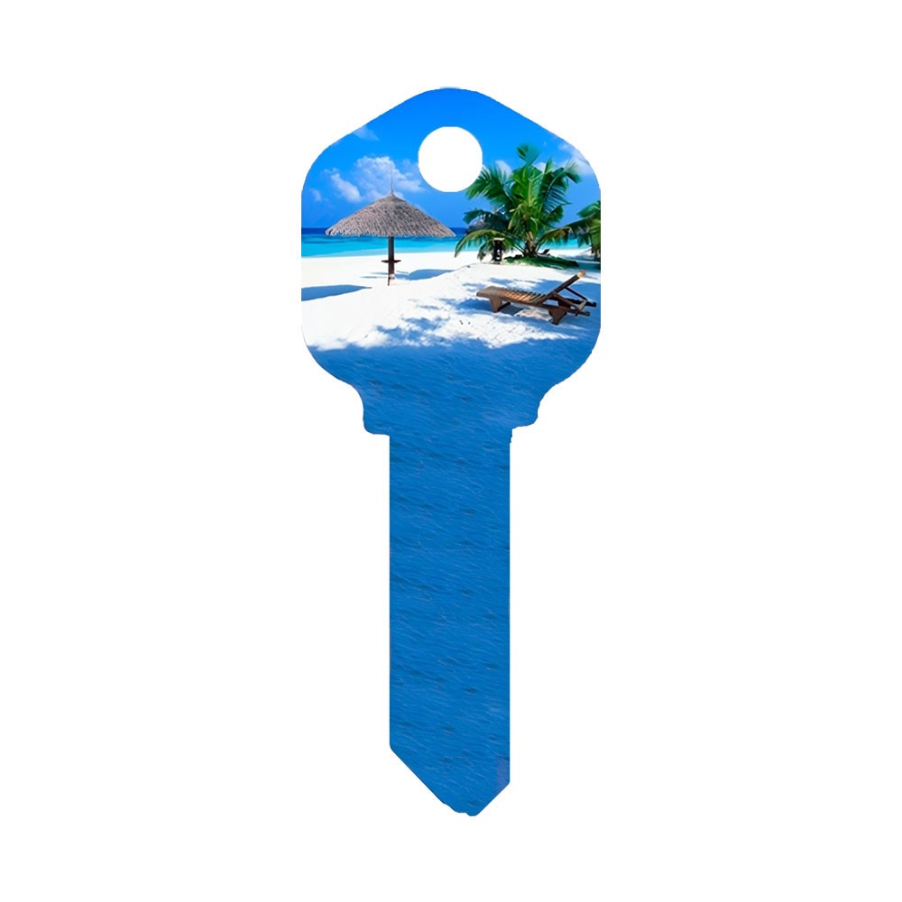 KW1 Beach Key Blank Nickel