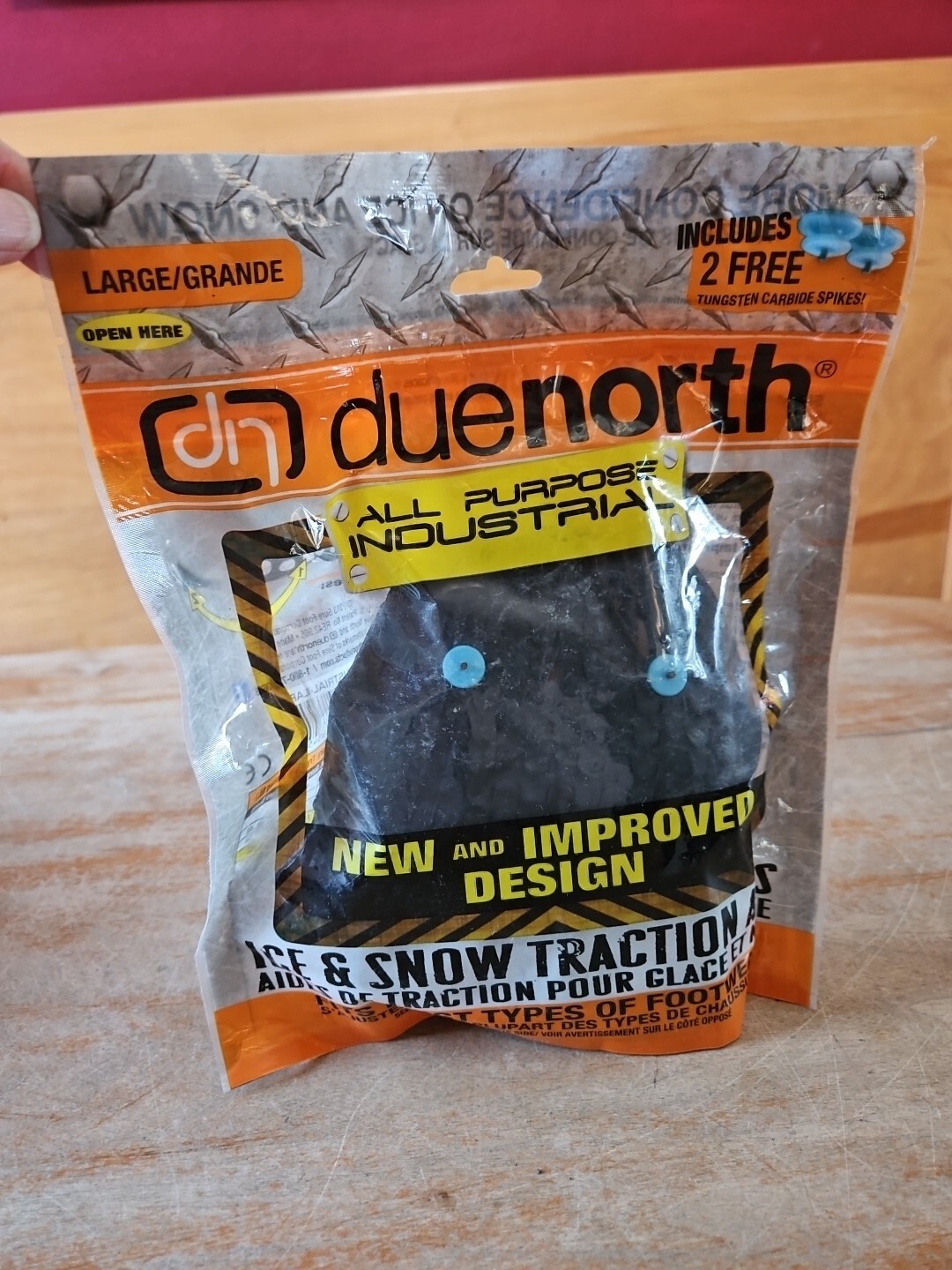 DUENORTH Due North All Purpose Traction Aids Snow and Ice LARGE New In Package