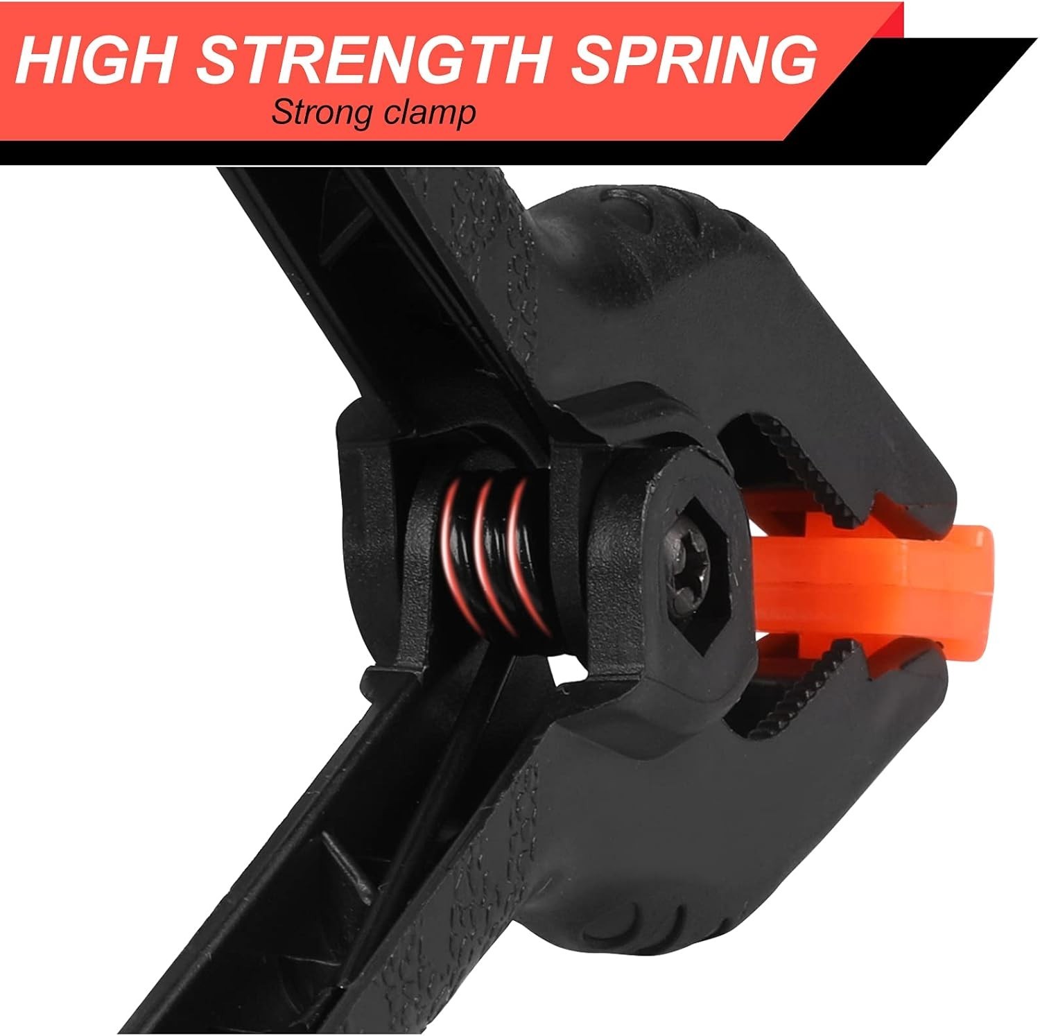 3.5 inch Plastic Spring Clamps, 12 Pack - Ideal for Crafts & DIY Projects