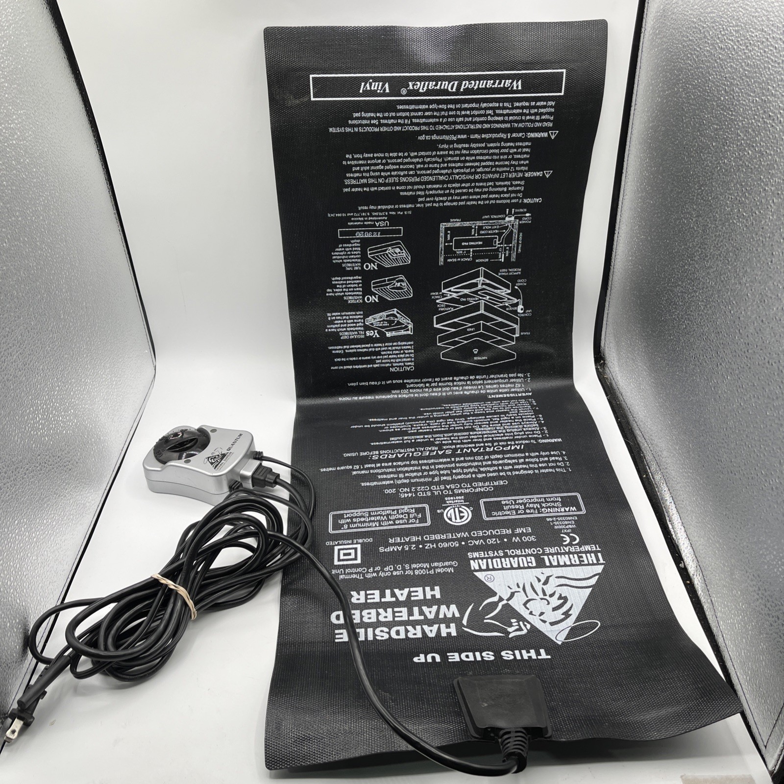 Thermal Guardian Quantum Solid State Hardside Waterbed Heater Model S Control