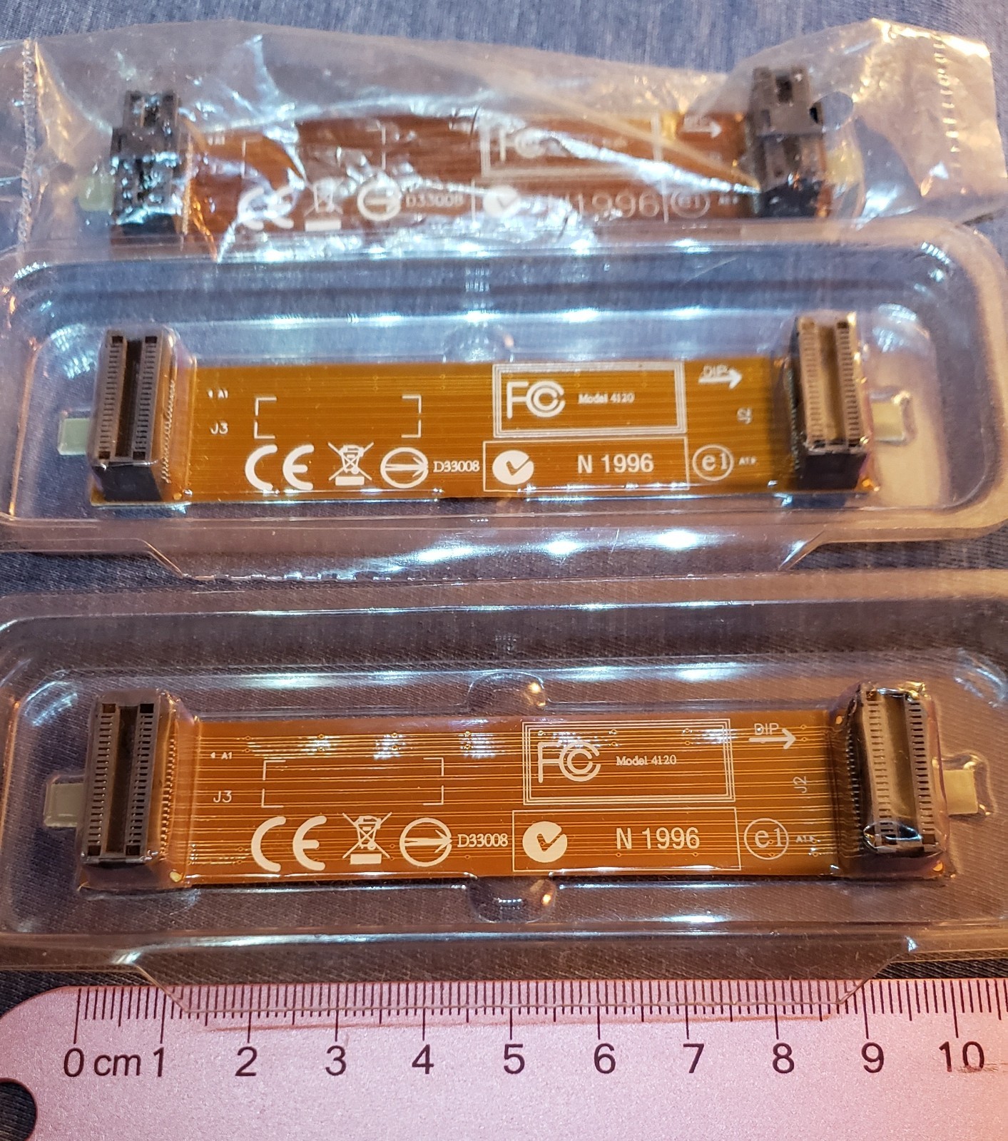 Up To 3 msi Multi-GPU Cross Fire 10cm Flexible Video Link Cards