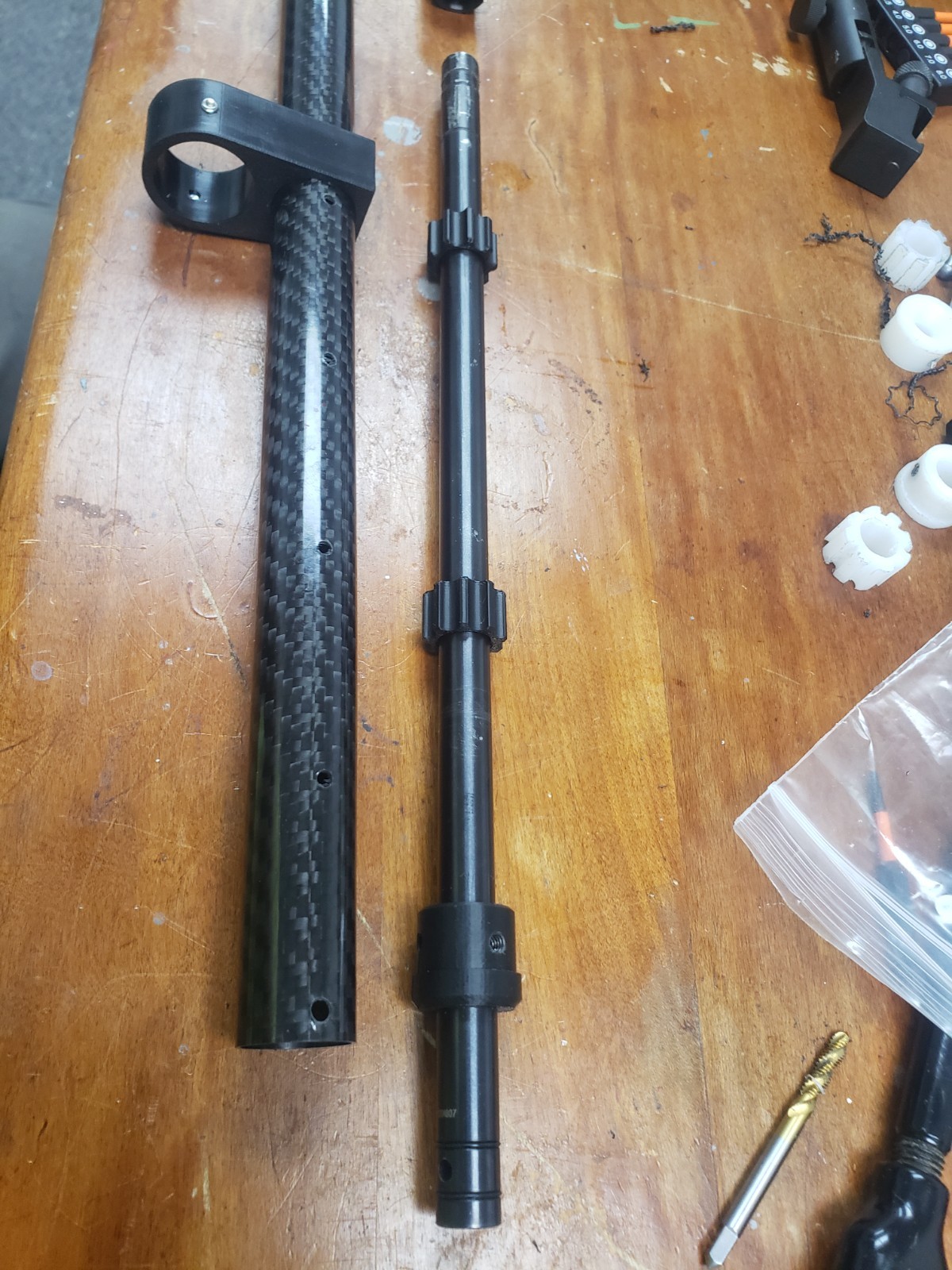 Umarex Notos PCP Carbine 78-80 DB Integral air stripper with Carbon fiber shroud