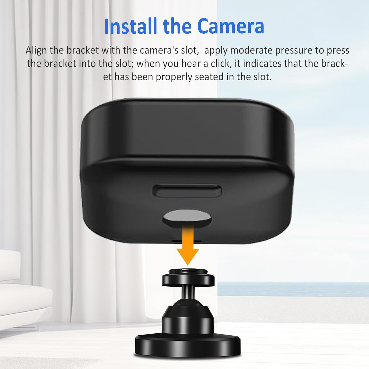 Blink Outdoor Camera Mount, 360° Adjustable Bracket, 3-Pack, Black