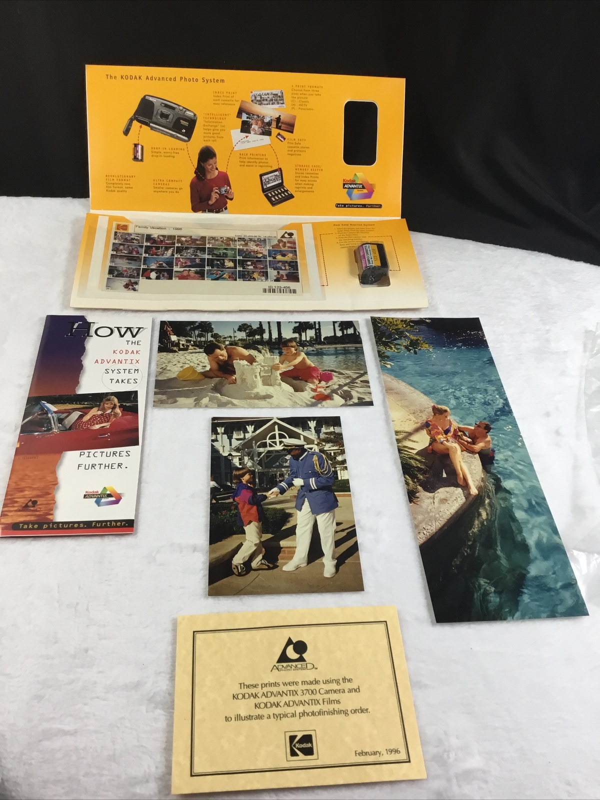 Eastman Kodak Advantix Processing Convention Giveaway Brochure +Sample Cassette
