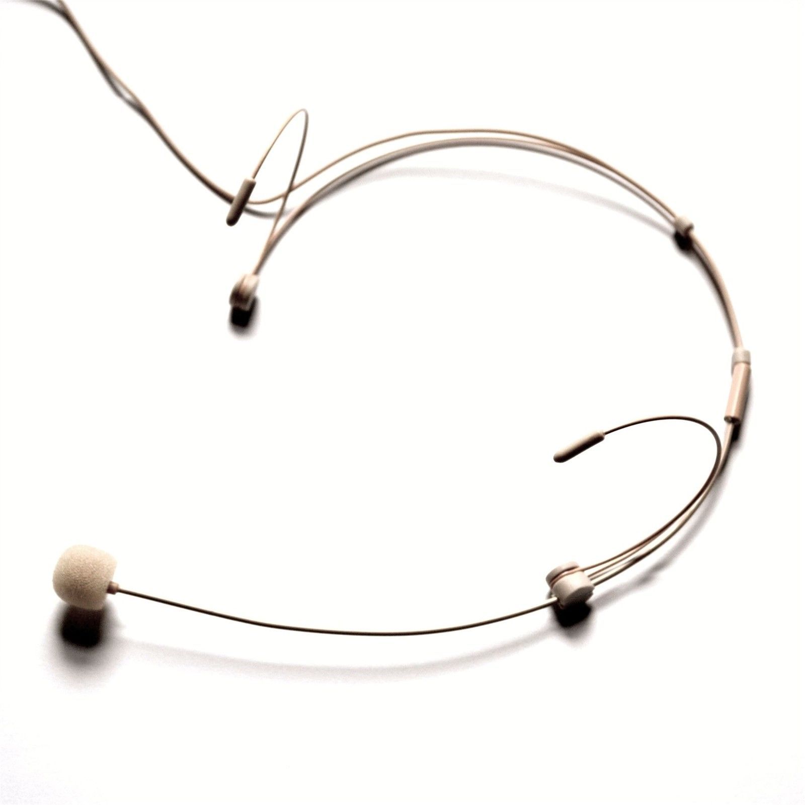 Beige Headset Microphone fits Sennheiser Pro Audio Bodypack Transmitter