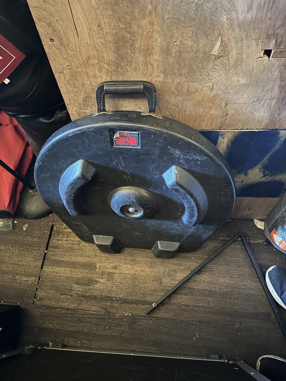 SKB Black Plastic Single Cymbal Case with Carry Handle