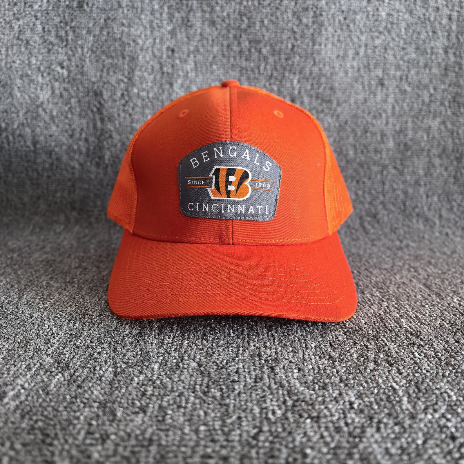 YY Brand Cincinnati Bengals NFL Orange Trucker Snapback Hat Cap
