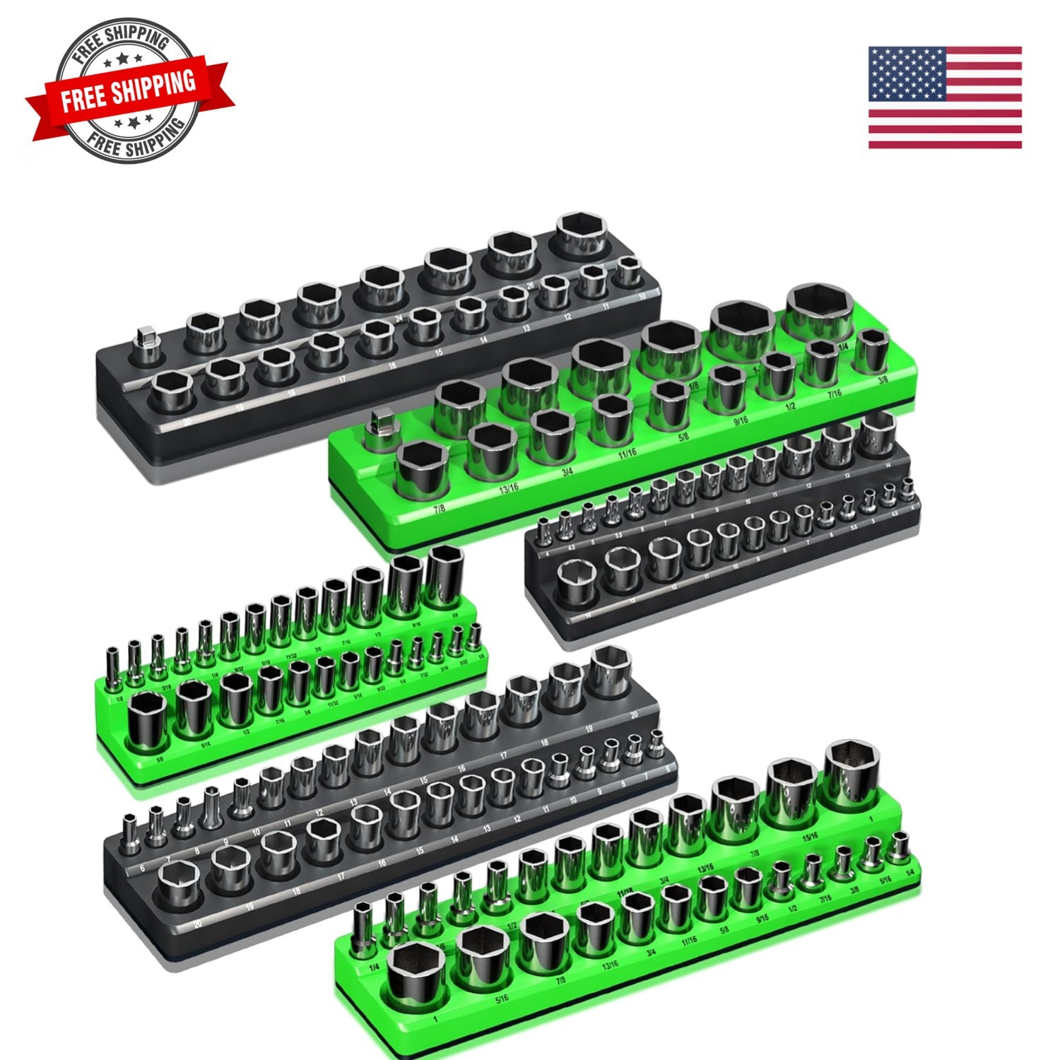 Organizer Holder Set For Tool Box Drawer, Toolbox Organization Including 1/4"...