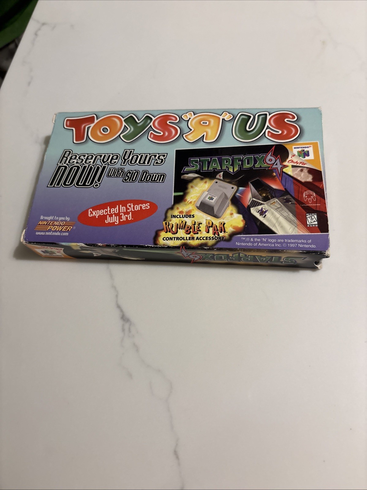 STARFOX 64 (Nintendo 64 | N64) Toys R US Promo Tape (VHS, 1997)