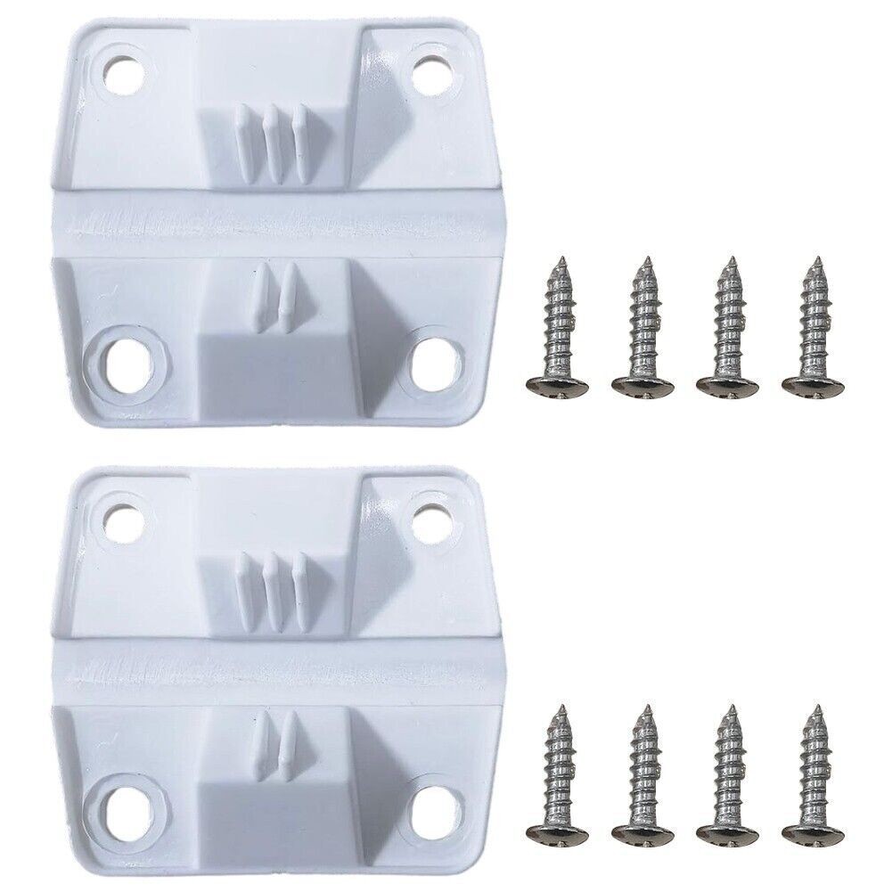 For COLEMAN COOLER PLASTIC HINGE SET REPLACEMENT 2x HINGES 8x SCREWS 5283-1141