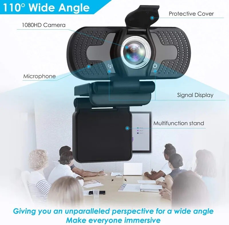 1080P Webcam Video Game Working Streaming Microphone Web Camera For PC Computer