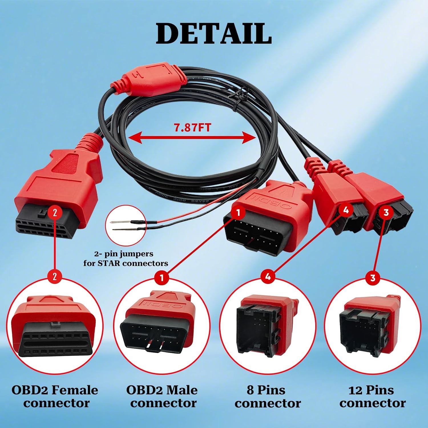 FCA Chrysler OBD2 Security Bypass Cable Adapter SGW Gateway Bypass for FCA
