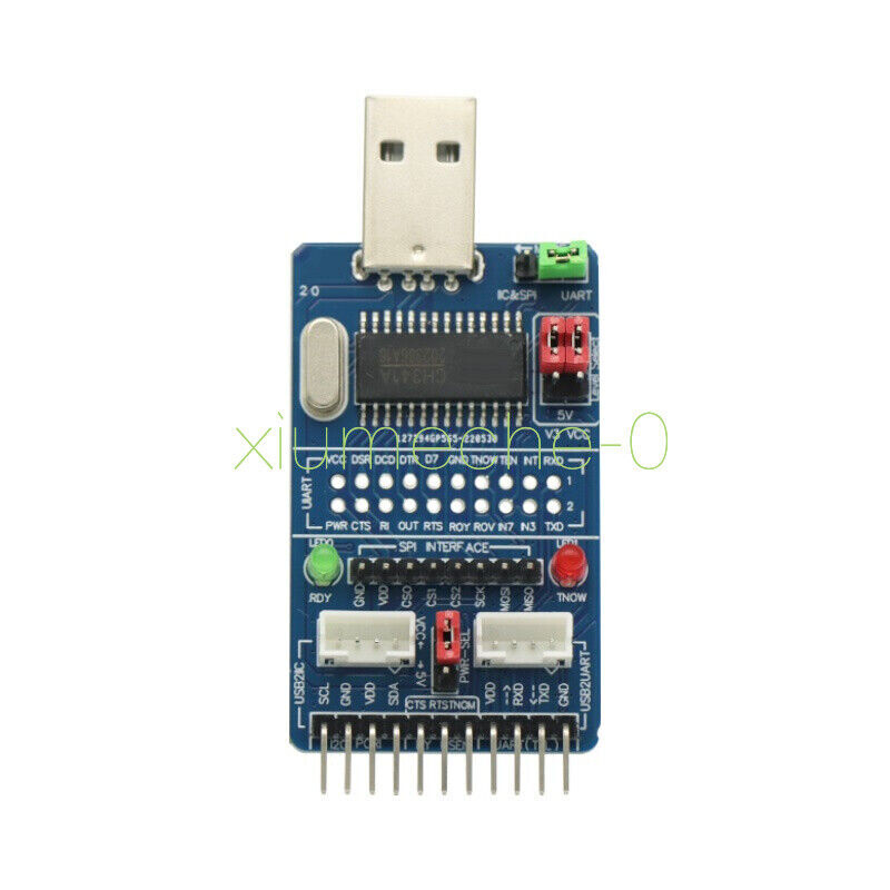 ALL IN 1 Multifunctional USB to SPI/I2C/IIC/UART/TTL/ISP serial Adapter