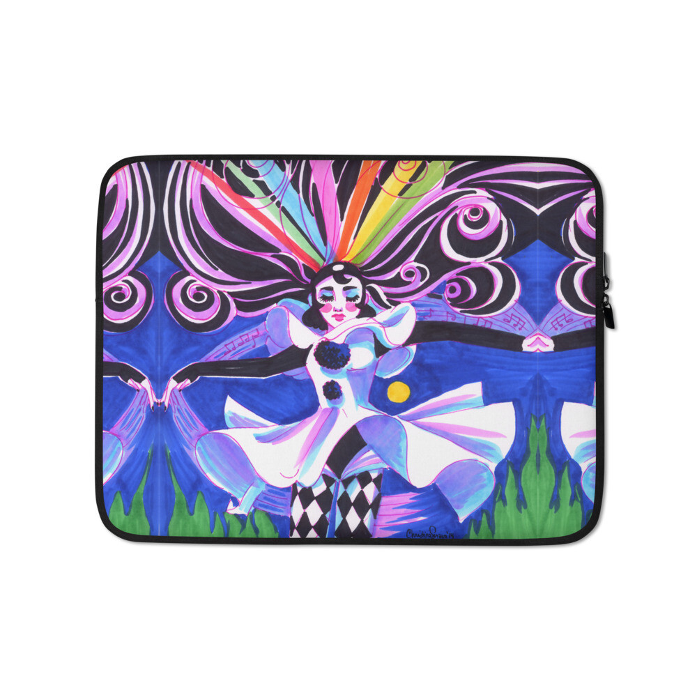 Pierrot Supernature Synergy Illustrated Rainbow Laptop Sleeve