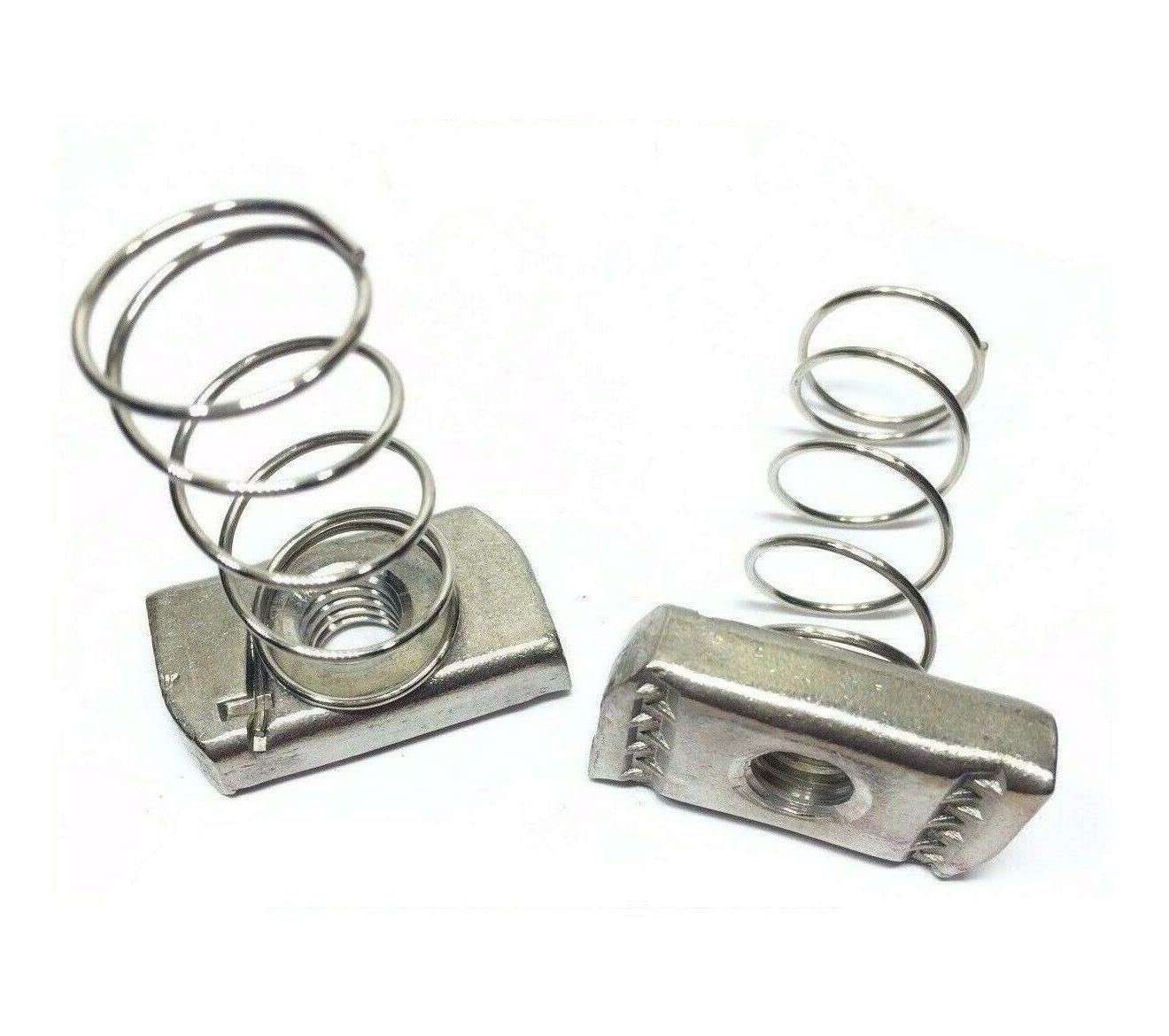 LMParts Qty 10 3/816 Stainless Steel Spring Nuts for Unistrut Channel P1008SS...