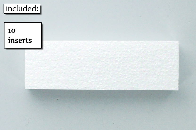 10 STYROFOAM INSERTS NINTENDO FOR NES BOXES