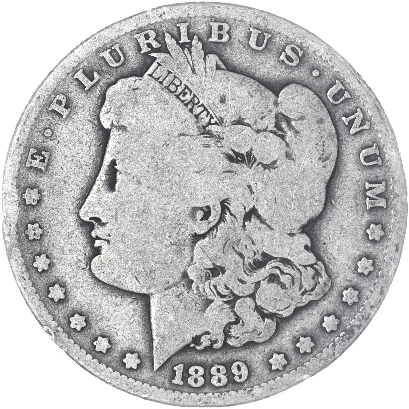 1889 O Morgan Silver Dollar Good GD See Pics C935