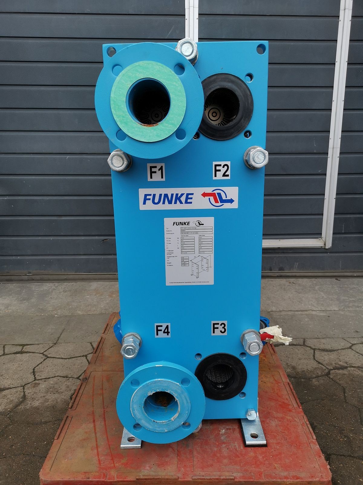 FUNKE FP 14-57-1-NH-0 FP14571NH0 10.0 bar plate heat exchanger heat exchanger...
