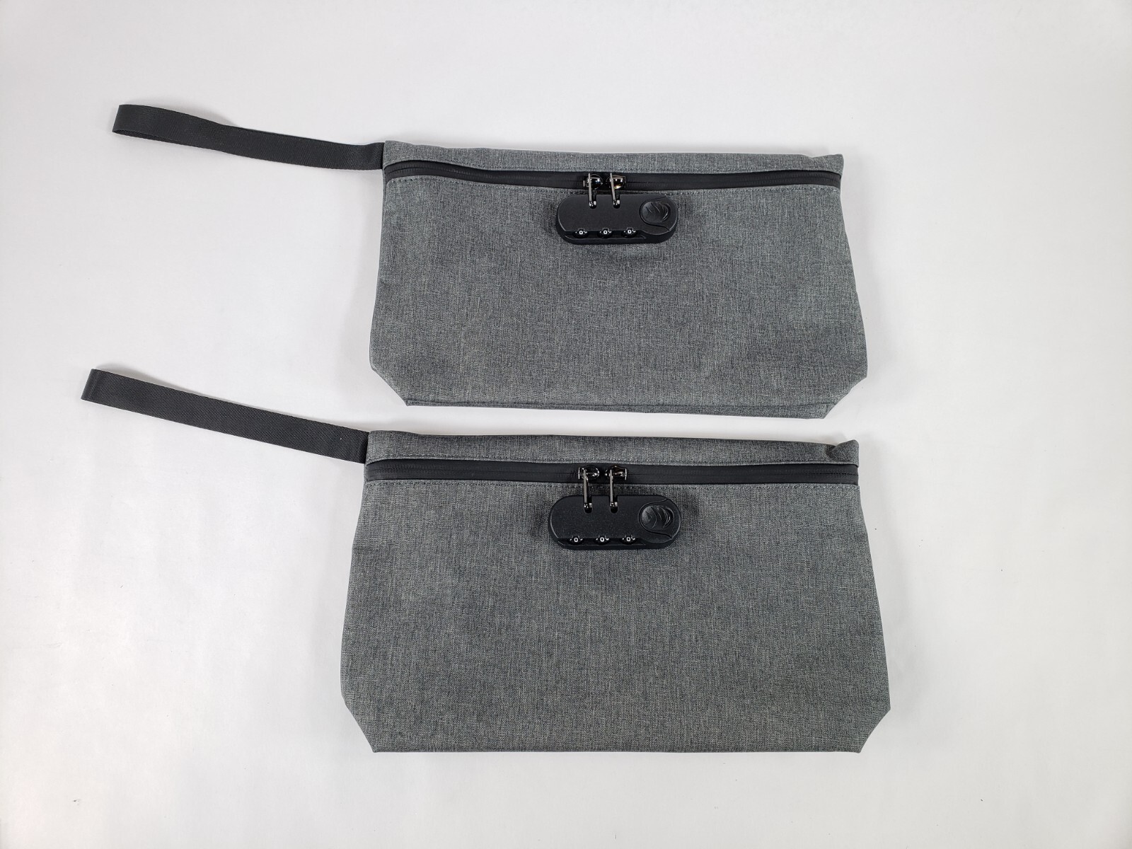 (LOT OF 2) Durable Code Lock Money Bags (11"x2.9"x7.5")  Carry & Travel