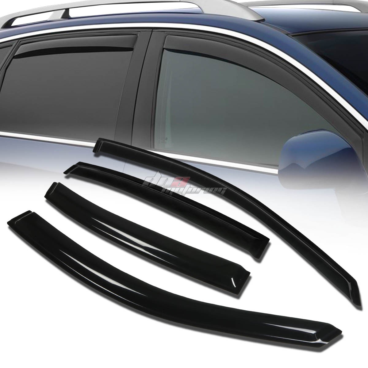 FOR 97-05 VW PASSAT B5 3B SMOKE TINT WINDOW VISOR SHADE/VENT WIND/RAIN DEFLECTOR