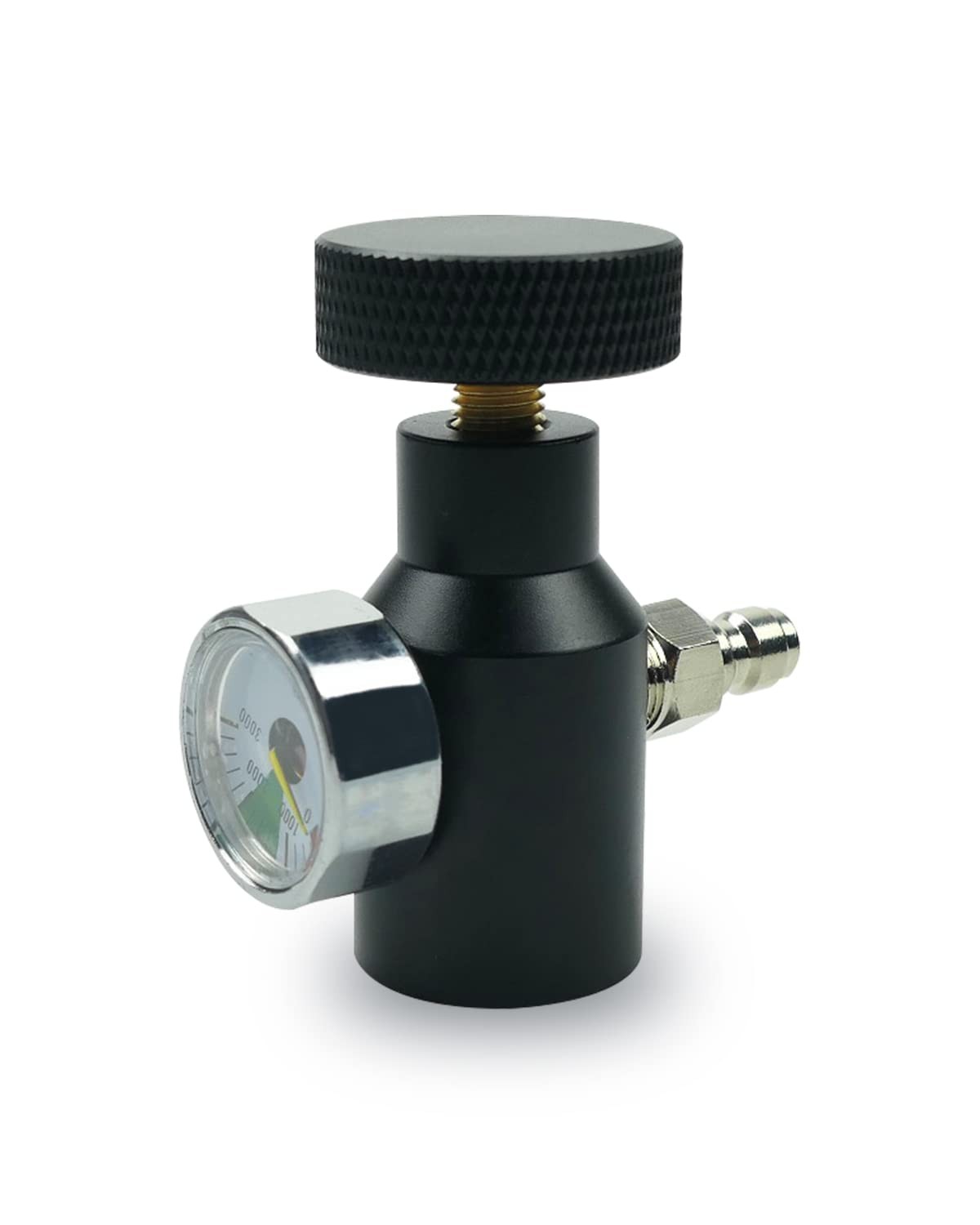 SZRKRLA Paintball Co2 Tank Adapter Compressed Air Fill Station Remote Black