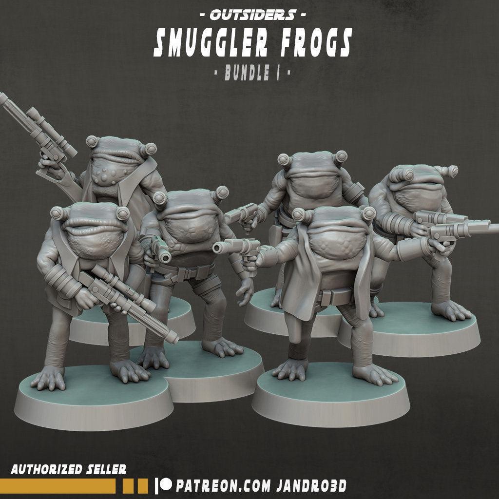 6 x smuggler frogs star wars legion compatible jandro3d
