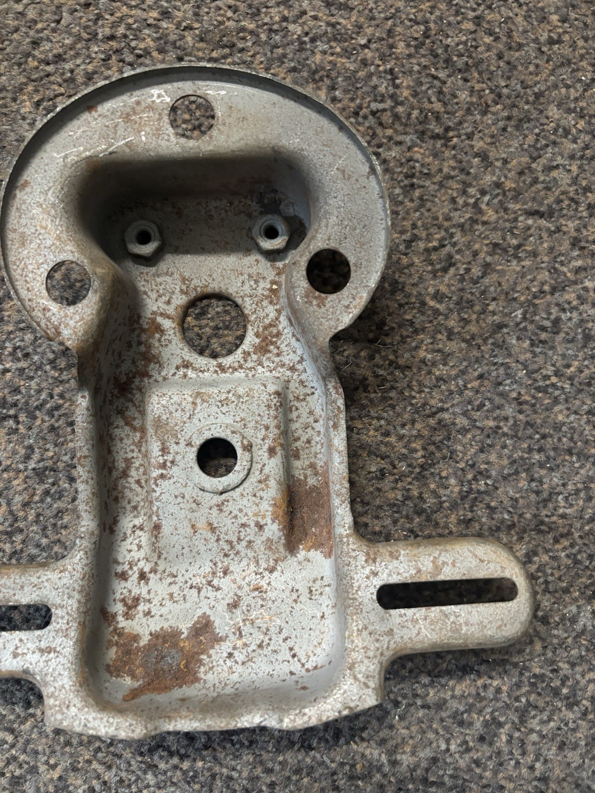 Kawasaki KH250 Rear Light And Number Plate Bracket Mount