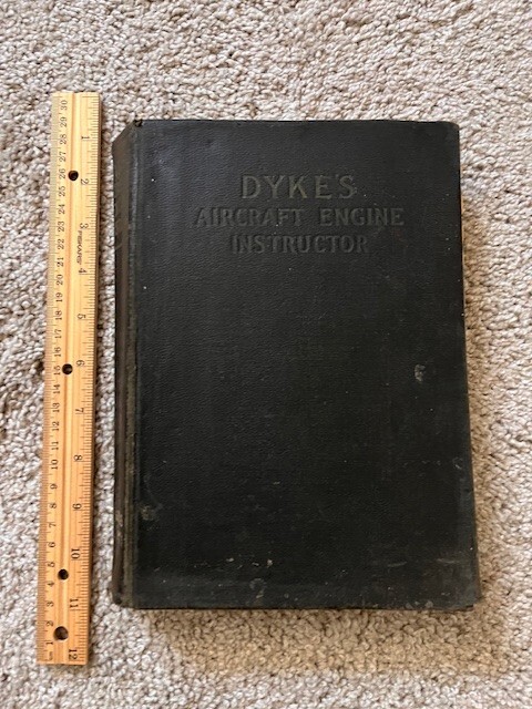 Dyke's Aircraft Engine Instructor Manual Book 1929 Goodheart-Willcox Company